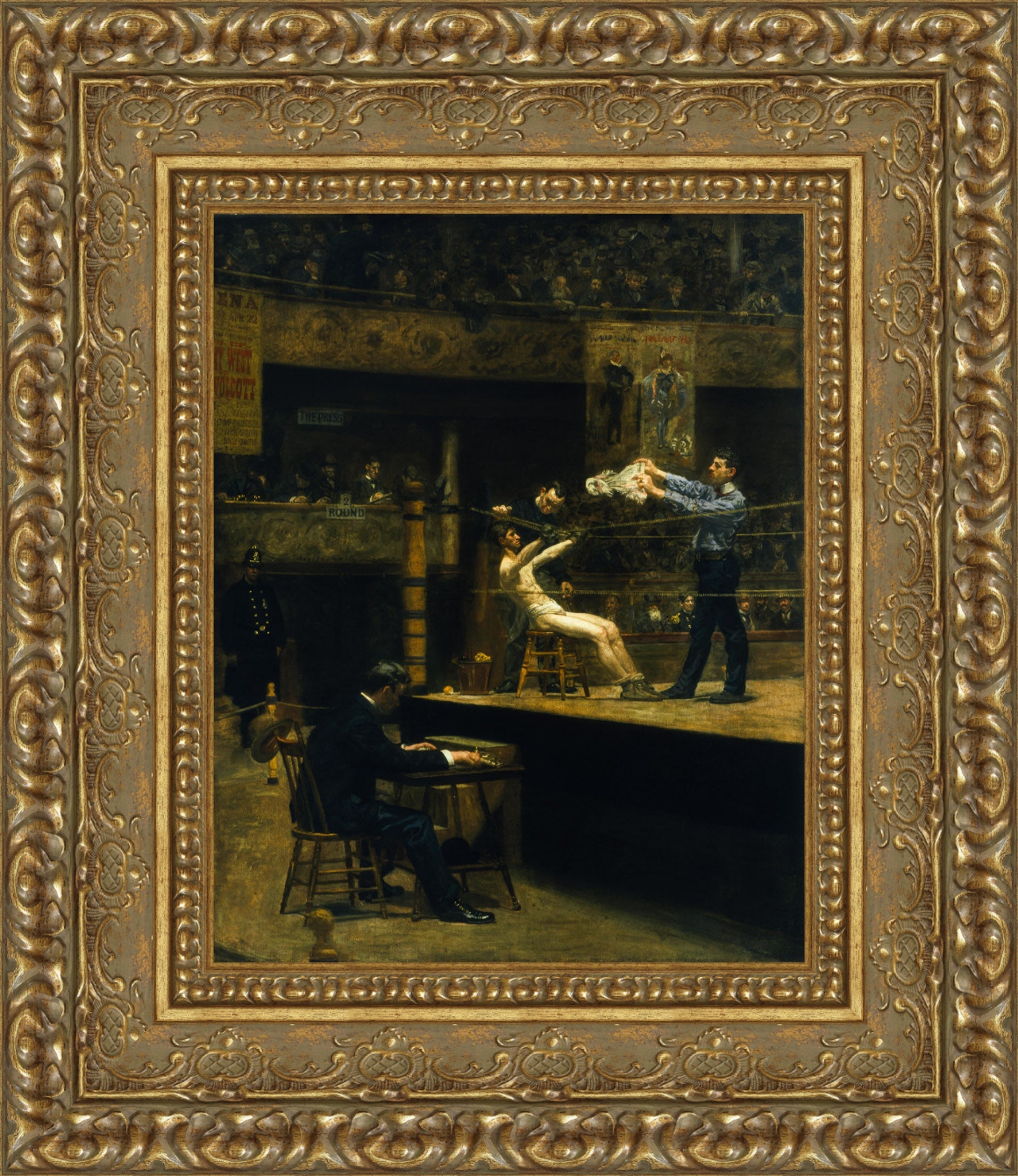 Between Rounds – Thomas Eakins, 1899 - Canvas Classics