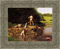 Silver frame