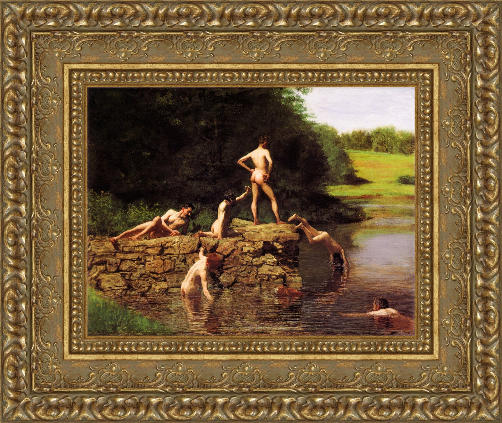 The Swimming Hole – Thomas Eakins, 1884–1885