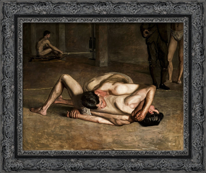 Wrestlers – Thomas Eakins, 1899