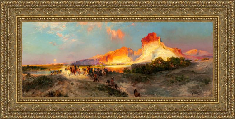 Green River Cliffs, Wyoming – Thomas Moran, 1881