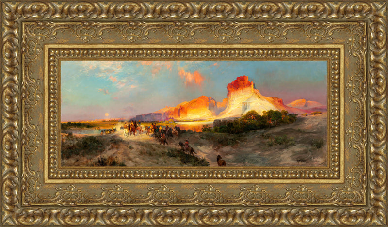 Green River Cliffs, Wyoming – Thomas Moran, 1881