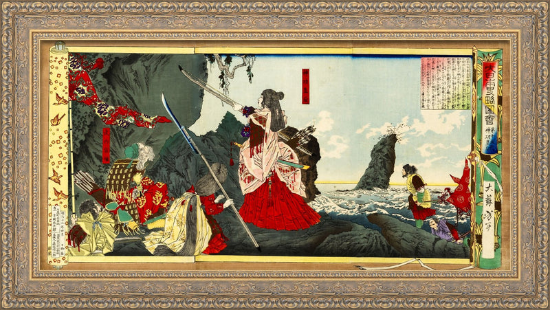 Empress Jingū – Tsukioka Yoshitoshi, c. 1880
