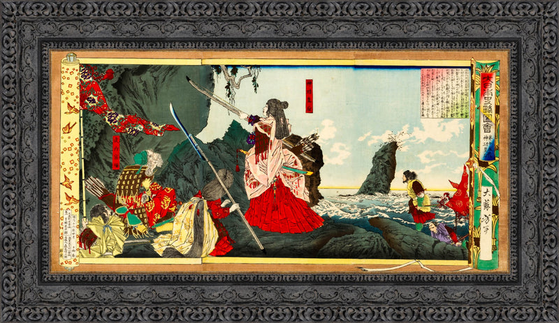 Empress Jingū – Tsukioka Yoshitoshi, c. 1880
