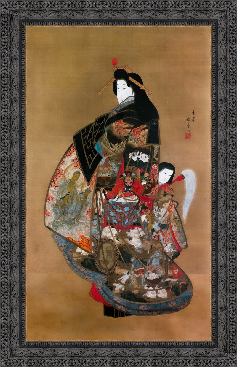 The Hell Courtesan (Jigoku-dayū) – Utagawa Kuniyoshi, c. 1850