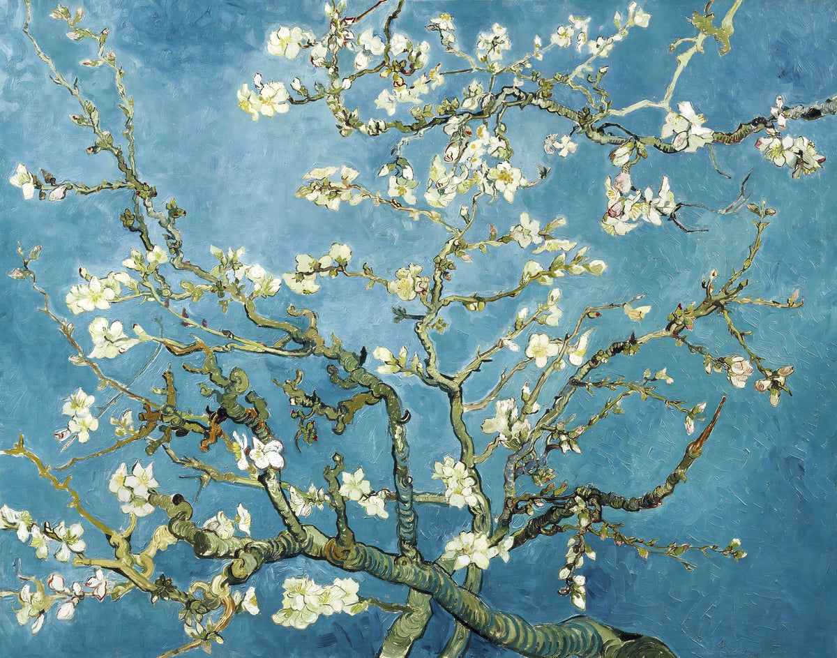 Almond Blossoms – Vincent van Gogh, 1890, framed