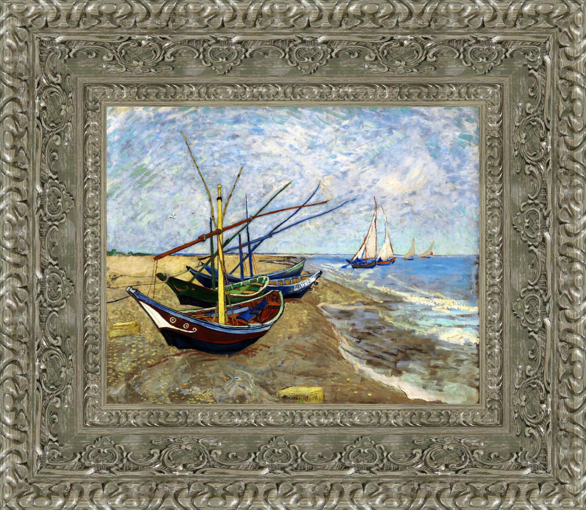 Fishing Boats on the Beach at Saints Maries