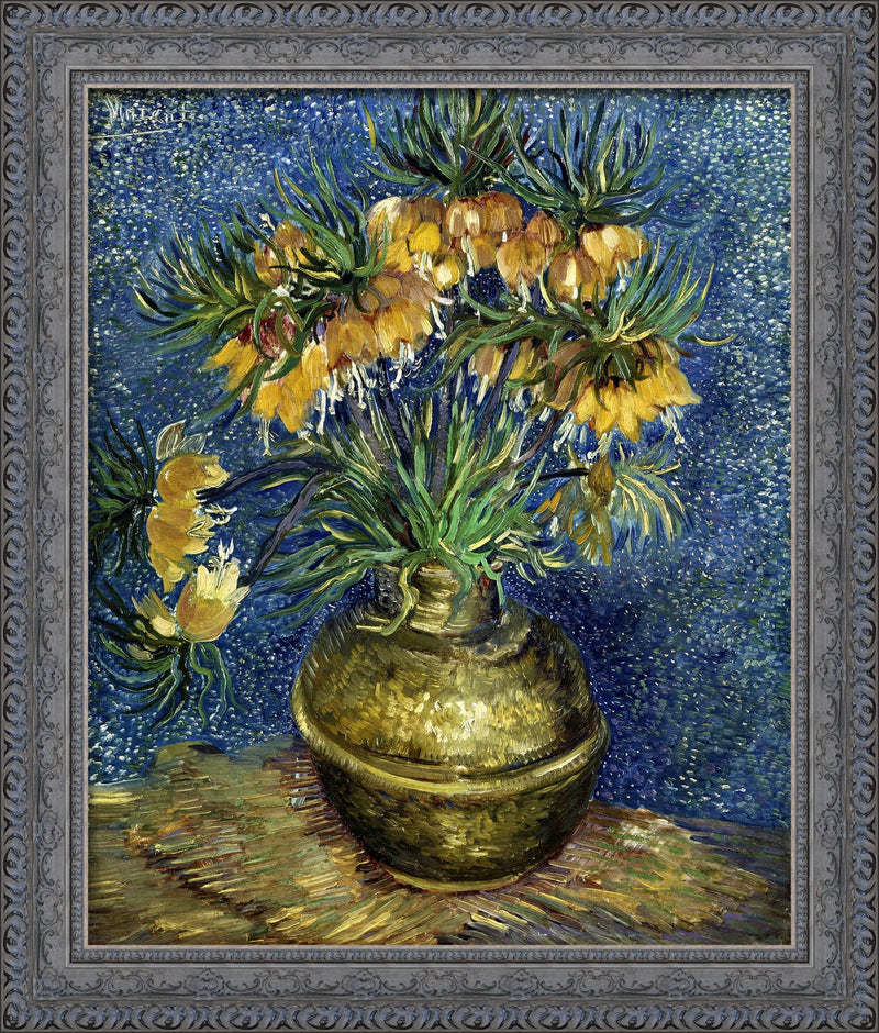Imperial Fritillaries in a Copper Vase – Vincent van Gogh, 1887