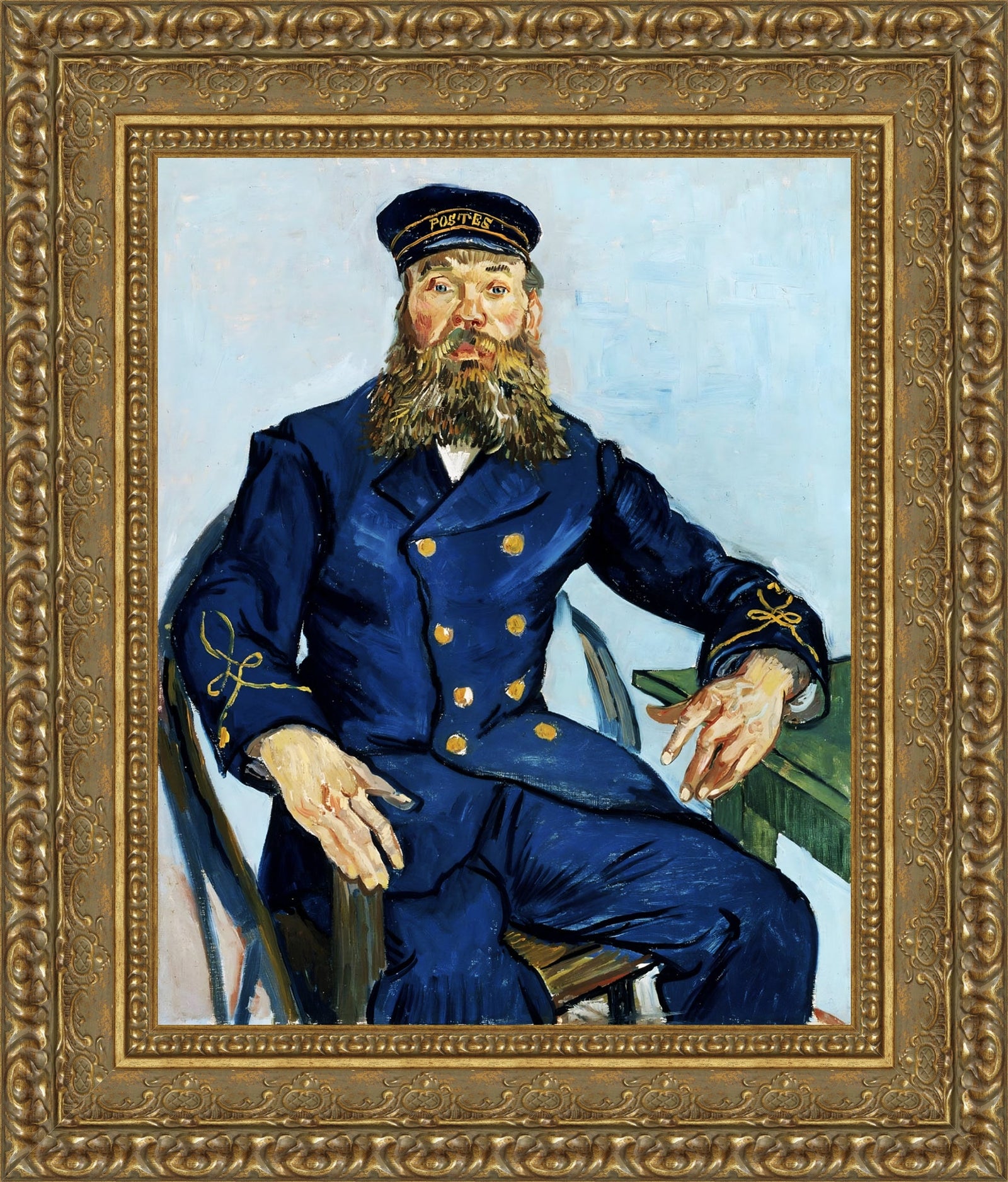 Portrait of the Postman Joseph Roulin – Vincent van Gogh, 1888