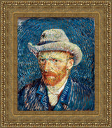Self-Portrait with Grey Felt Hat – Vincent van Gogh, 1887