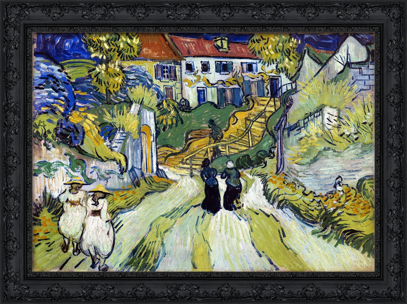 Stairway at Auvers – Vincent van Gogh, 1890