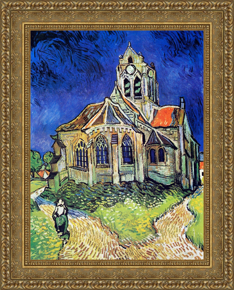 The Church at Auvers – Vincent van Gogh, 1890