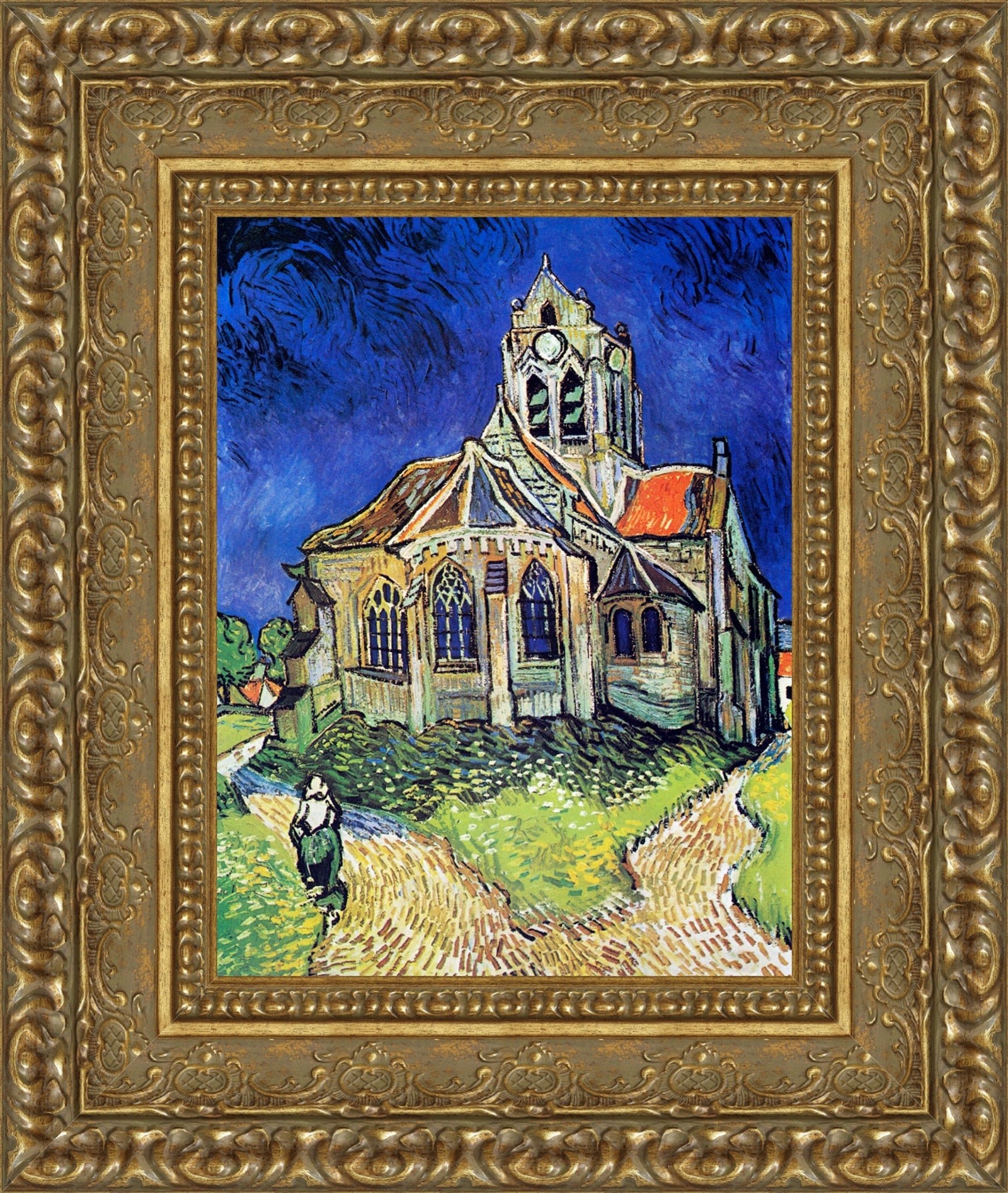 The Church at Auvers – Vincent van Gogh, 1890