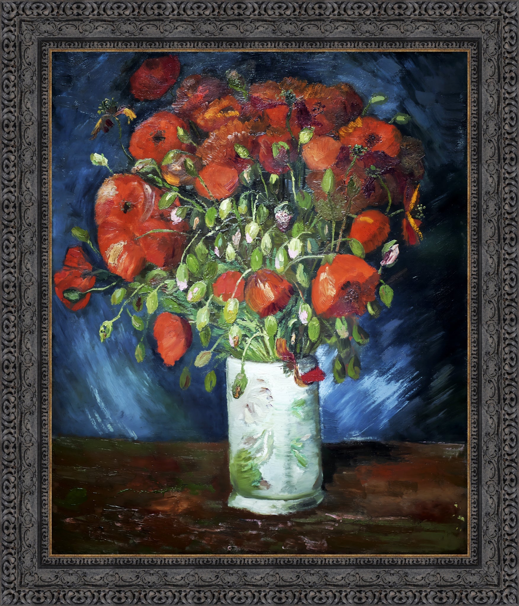 Vase with Poppies