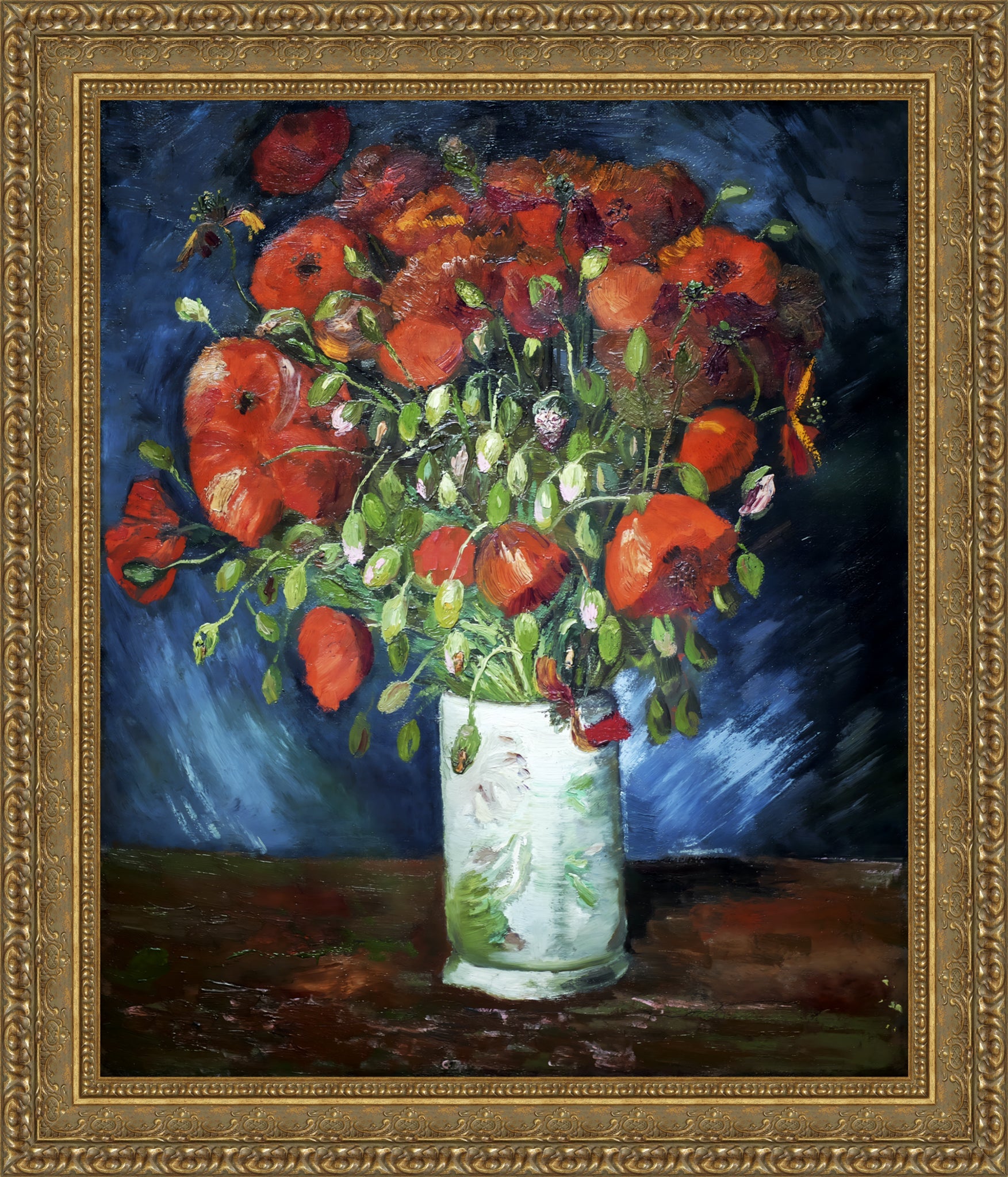 Vase with Poppies