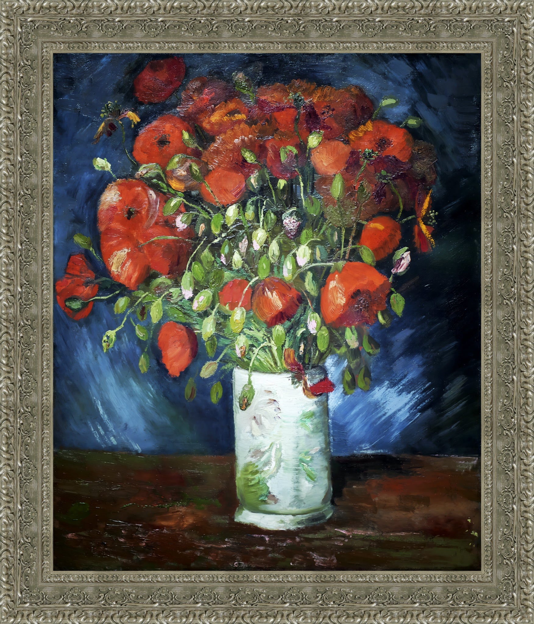 Vase with Poppies