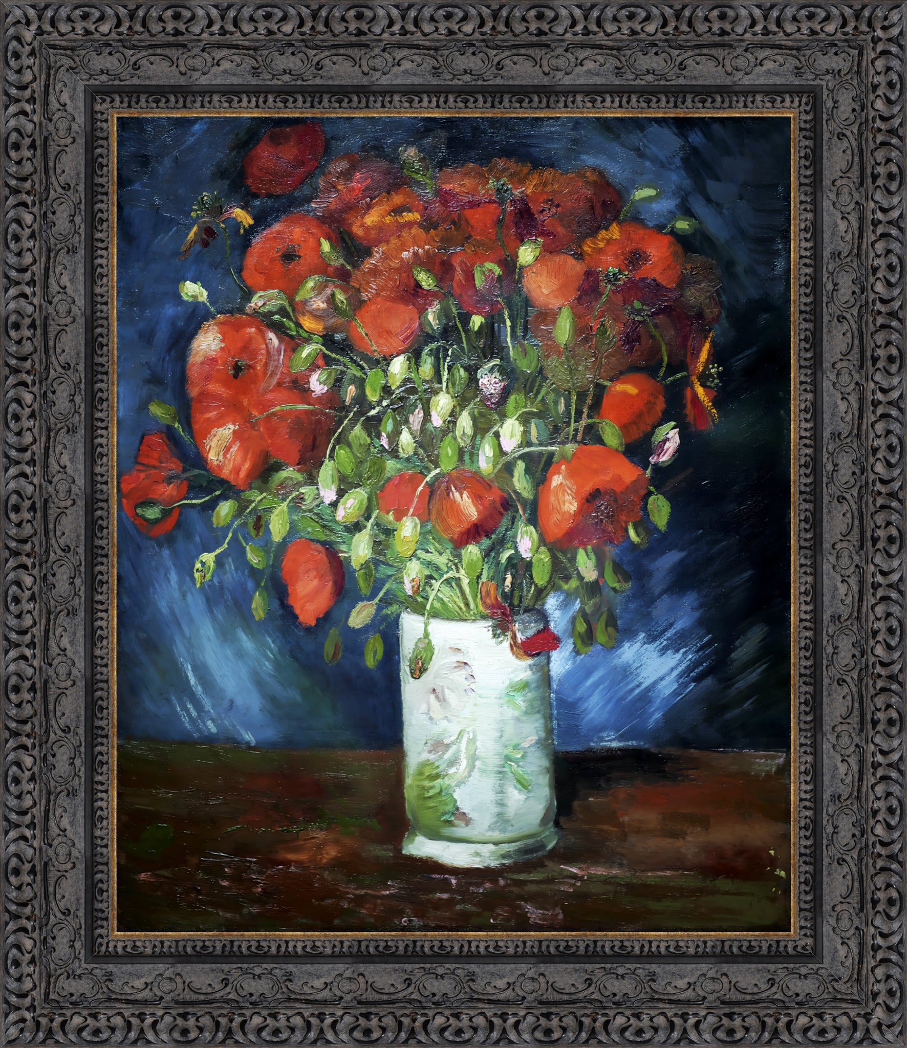 Vase with Poppies