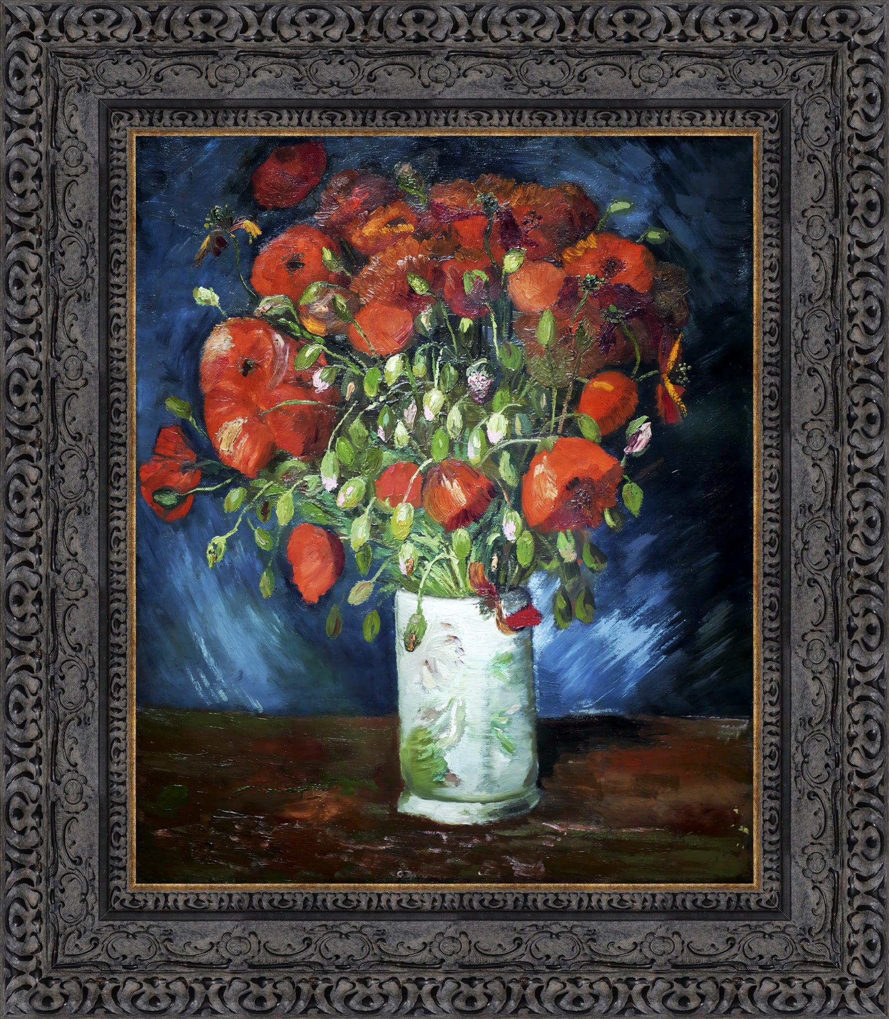Vase with Poppies