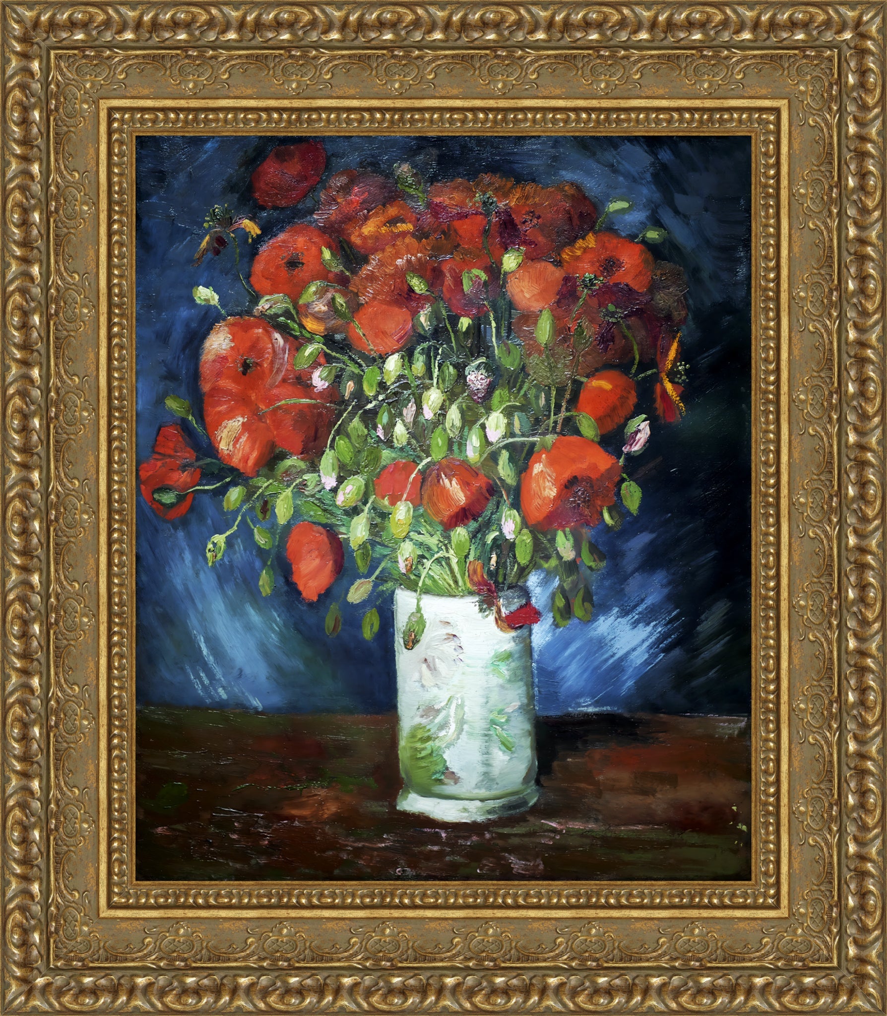 Vase with Poppies
