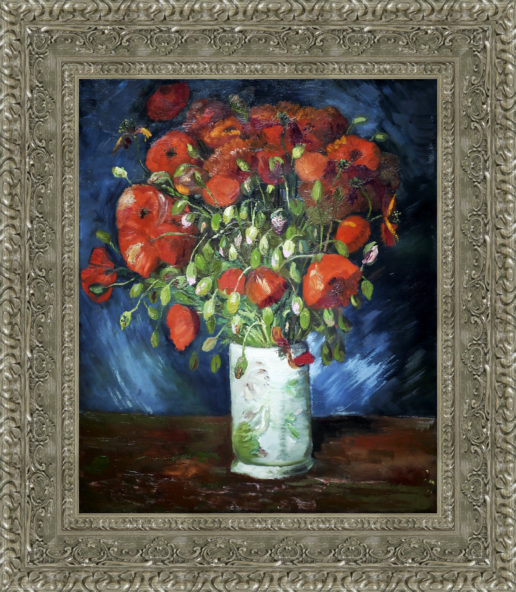 Vase with Poppies