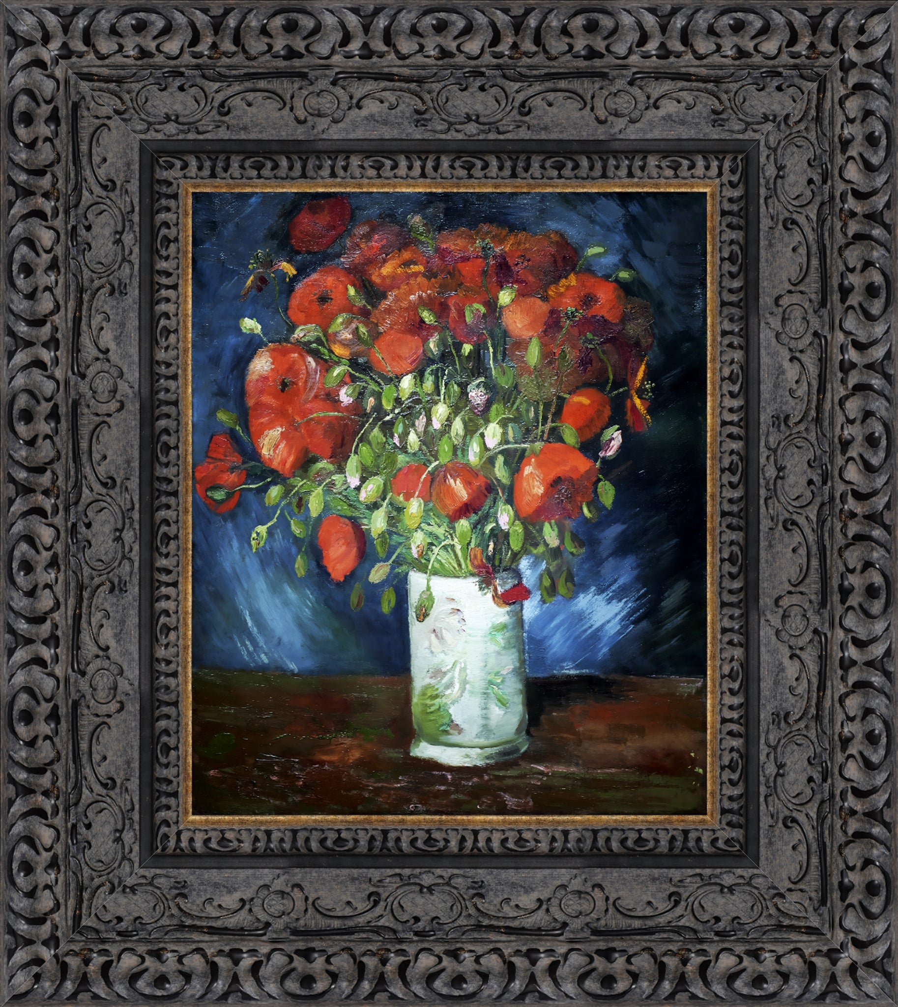 Vase with Poppies