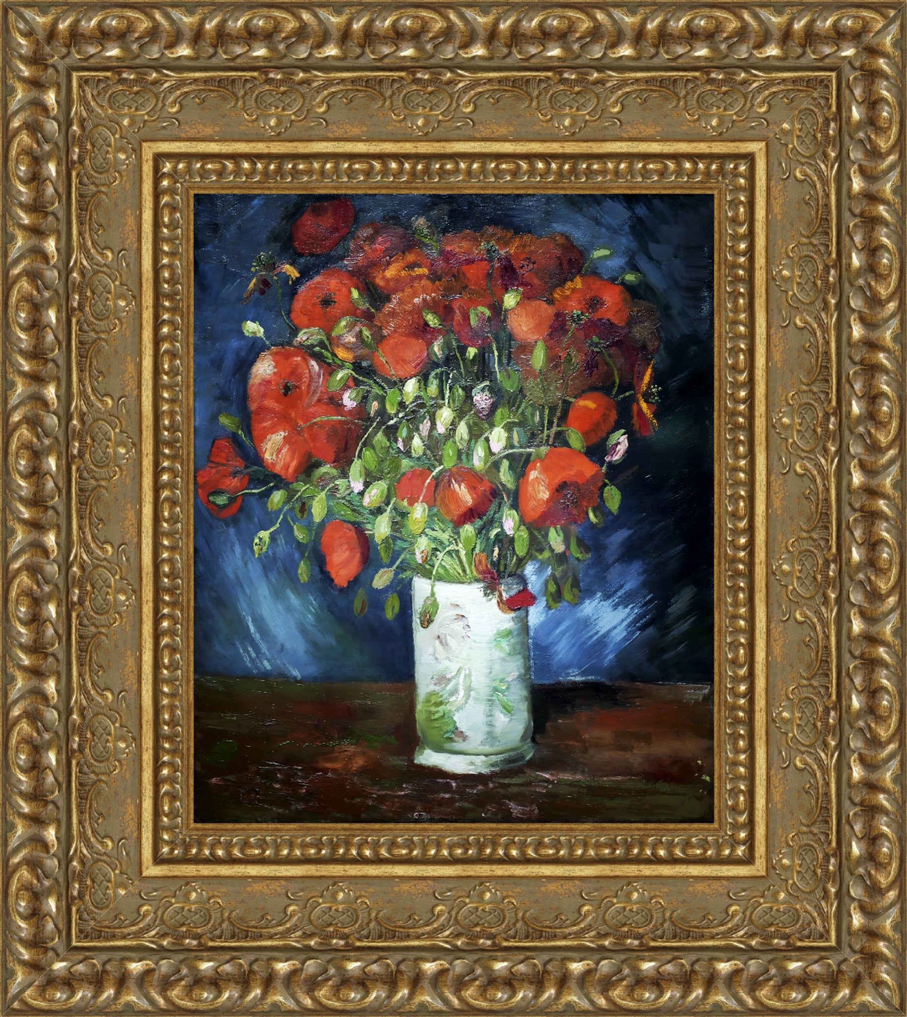 Vase with Poppies