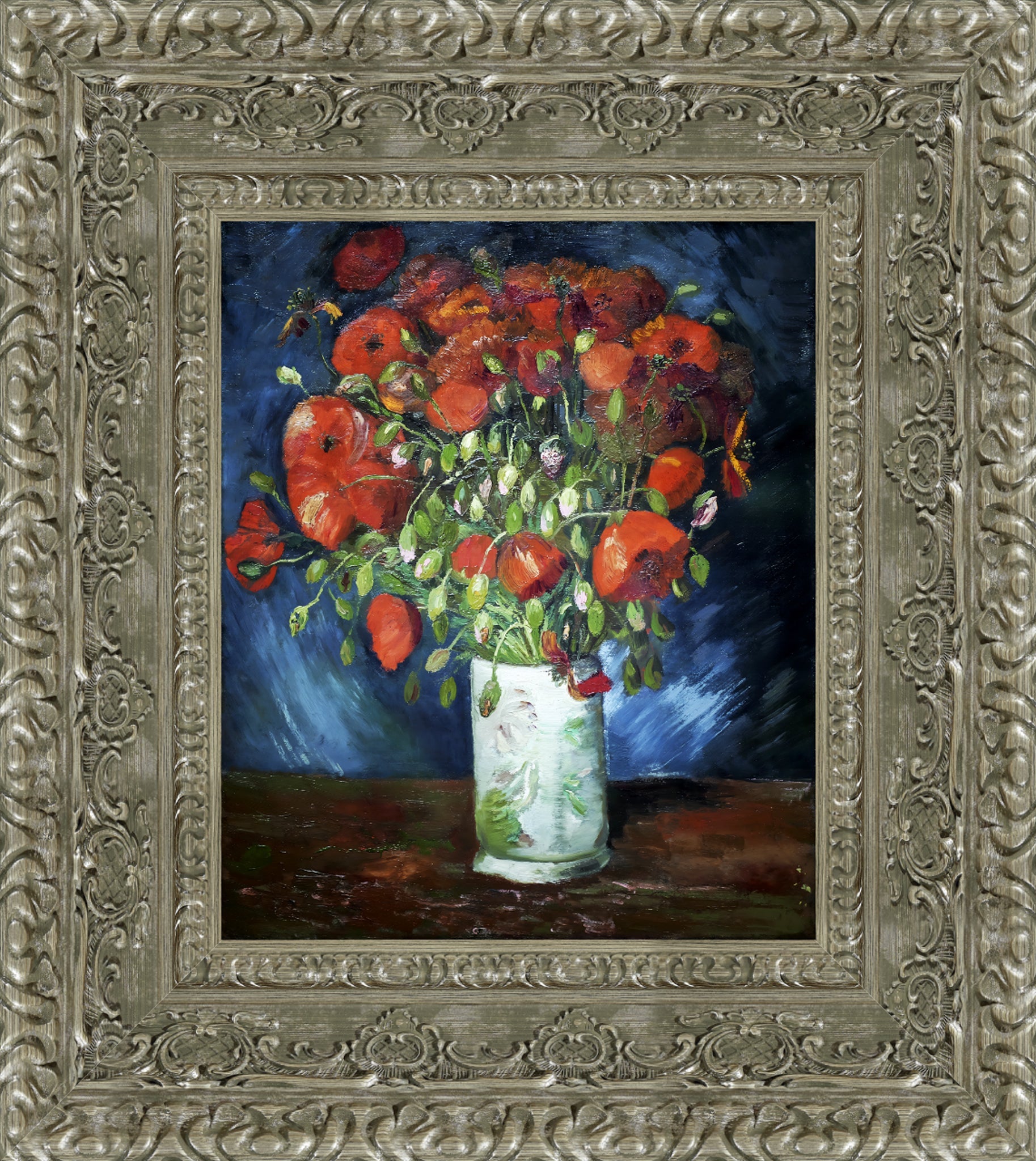 Vase with Poppies