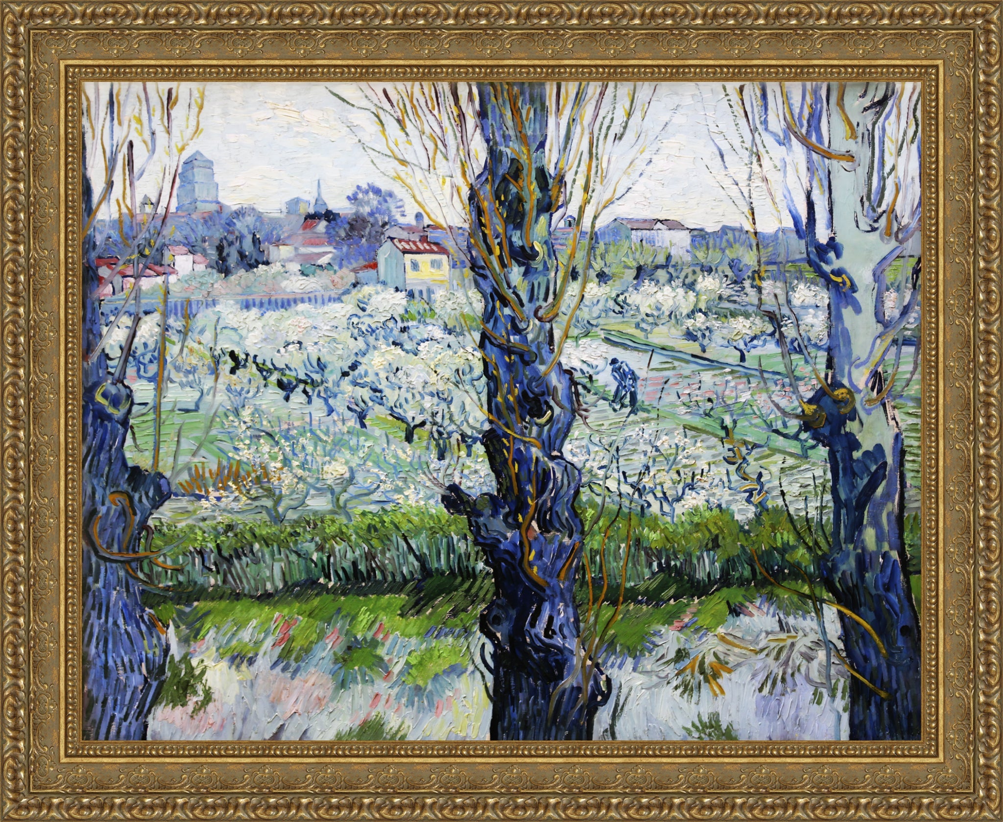 View of Arles, Flowering Orchards