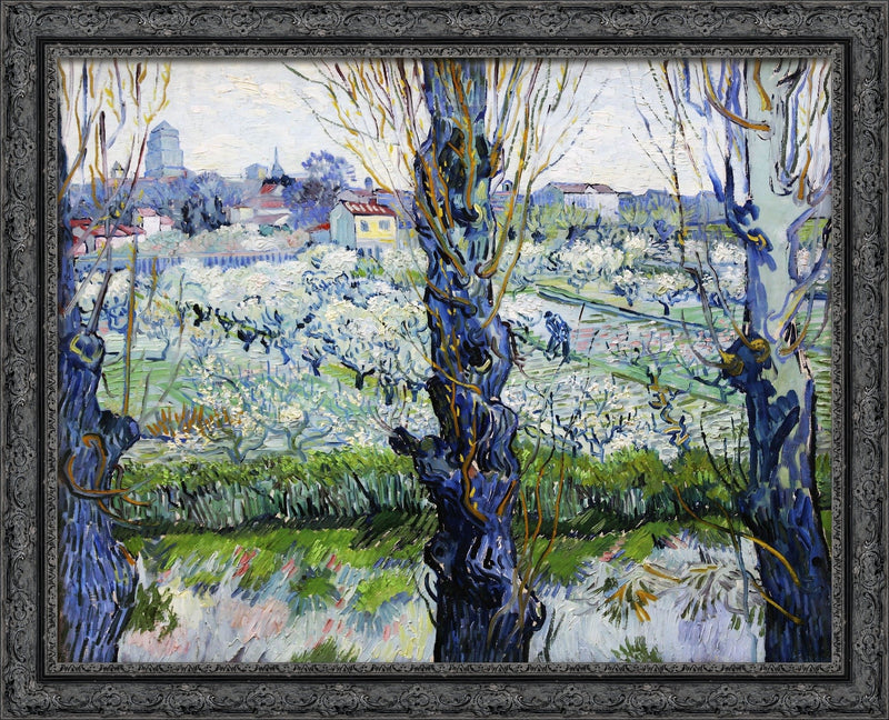 View of Arles, Flowering Orchards – Vincent van Gogh, 1889