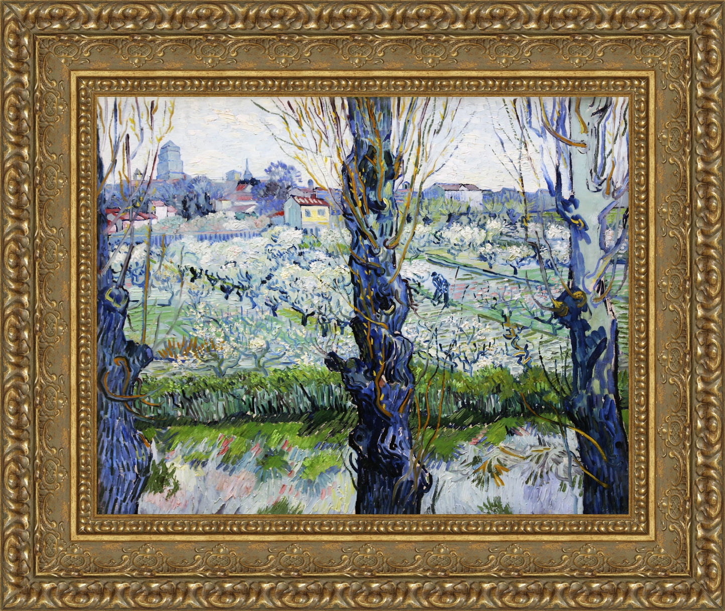 View of Arles, Flowering Orchards