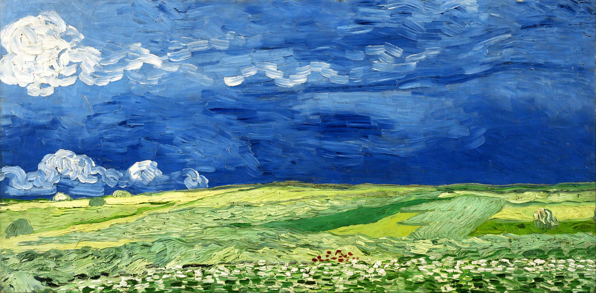 Wheatfield under Thunderclouds