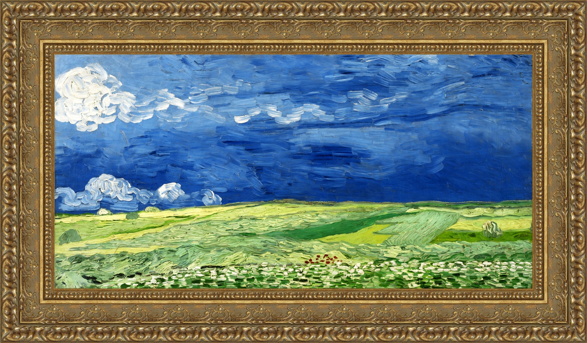 Wheatfield under Thunderclouds
