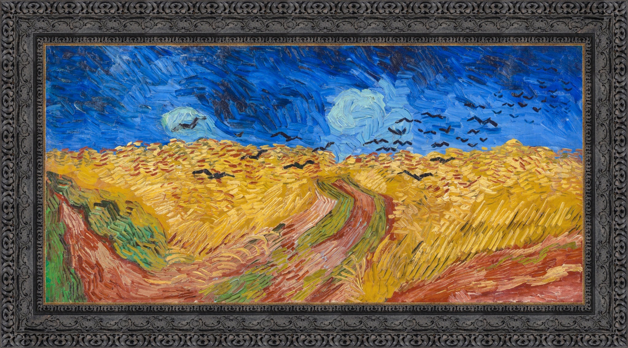 Wheatfield with Crows