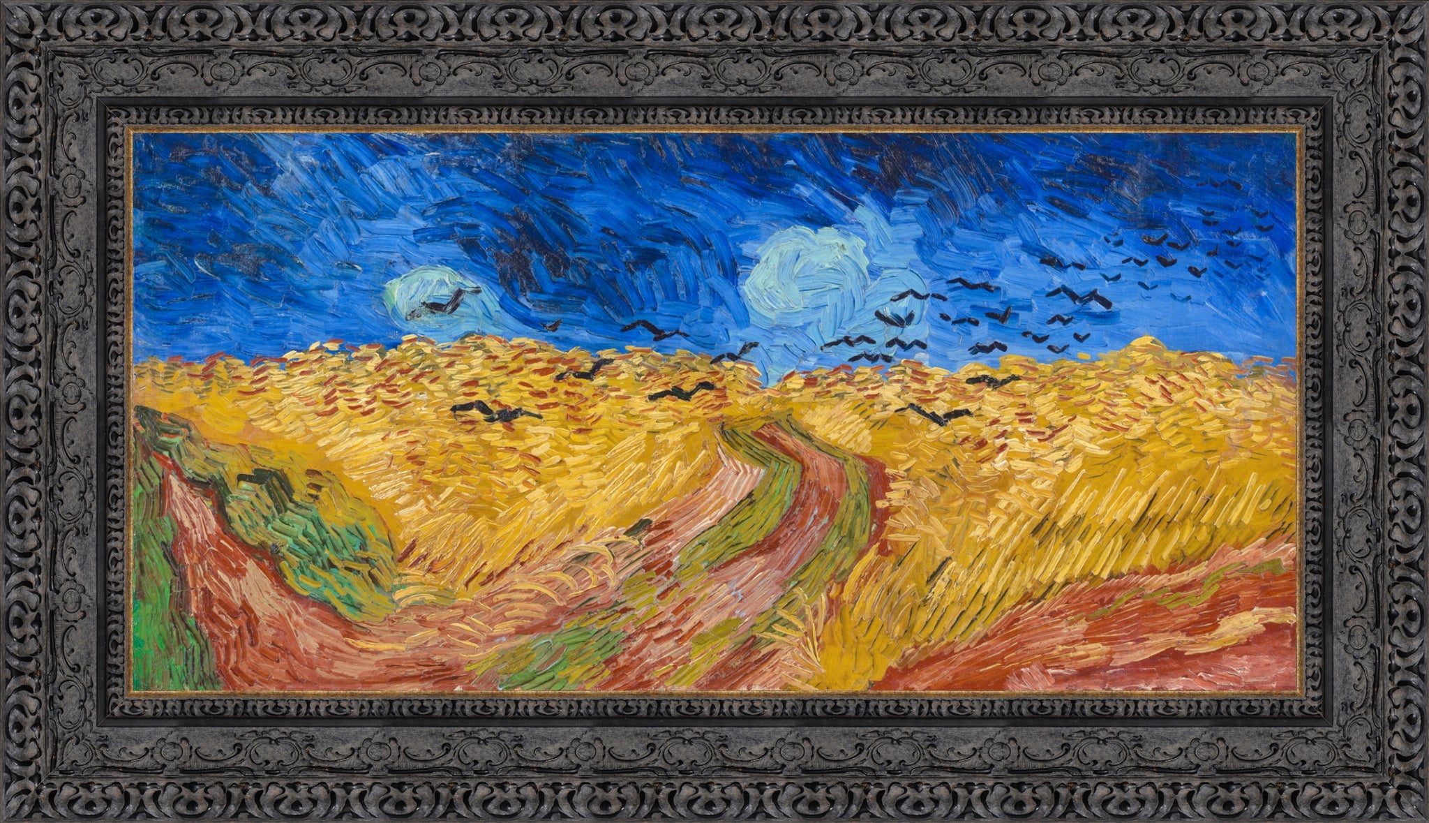 Wheatfield with Crows