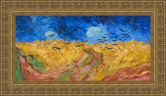 Wheatfield with Crows