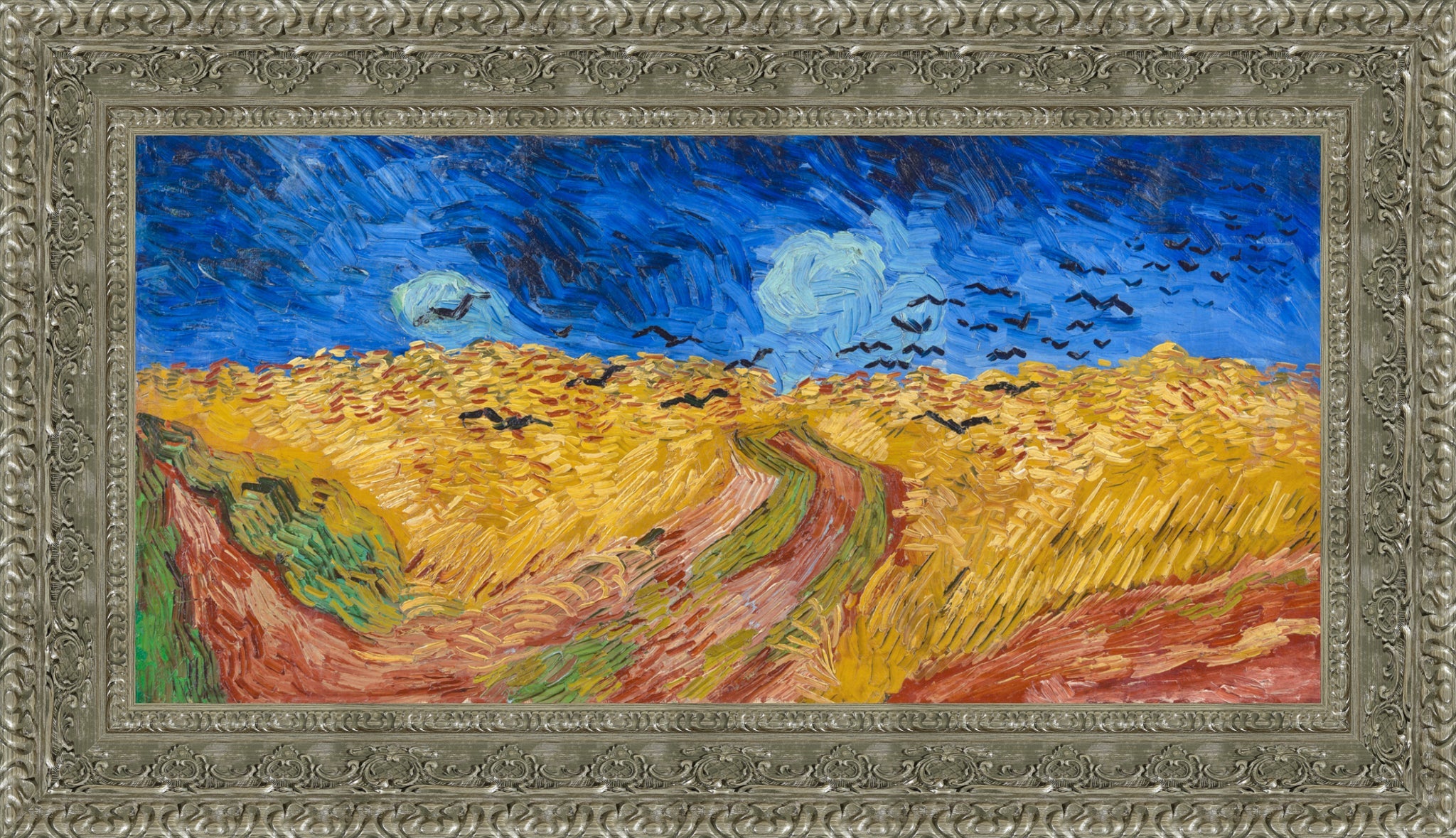Wheatfield with Crows