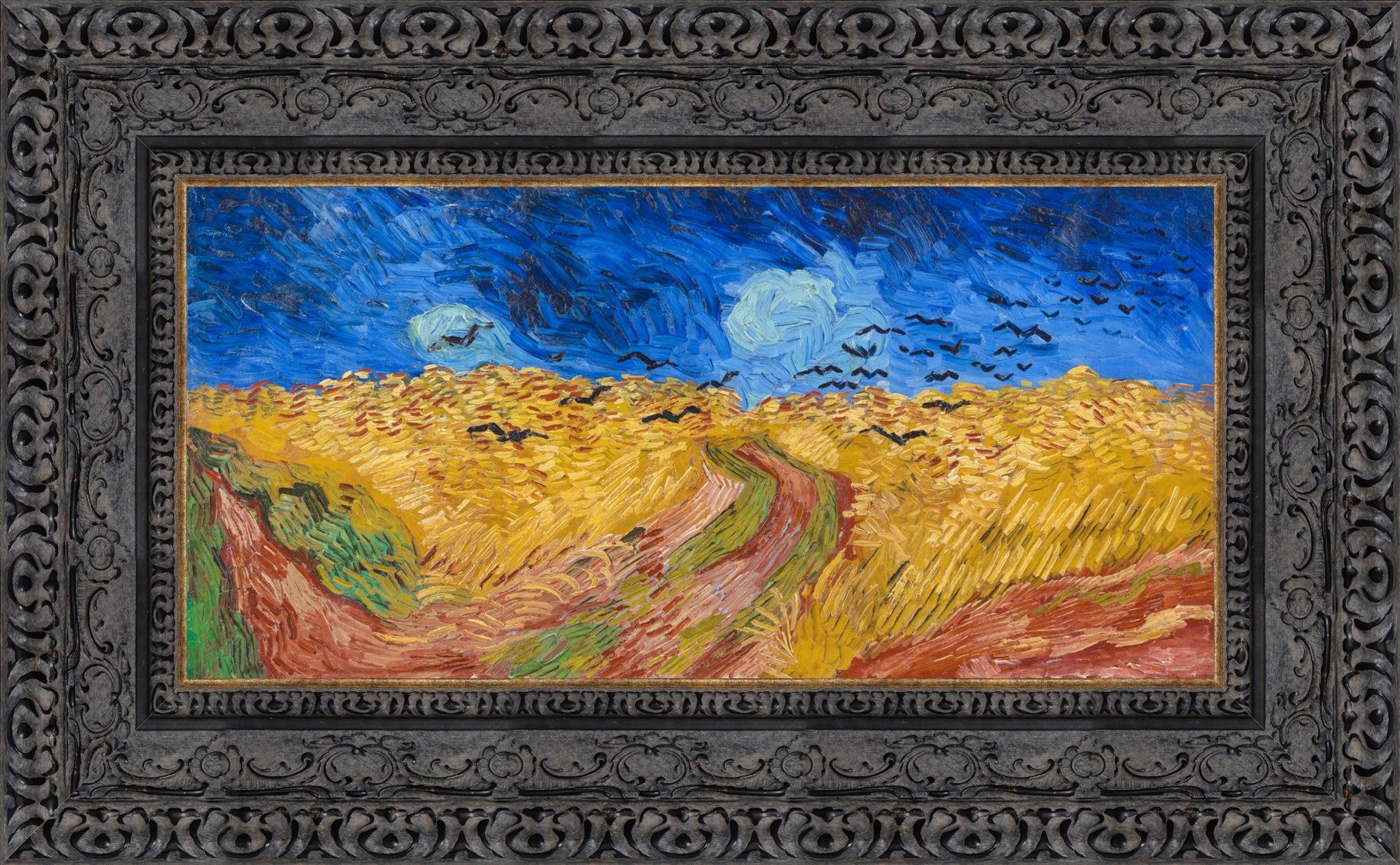 Wheatfield with Crows