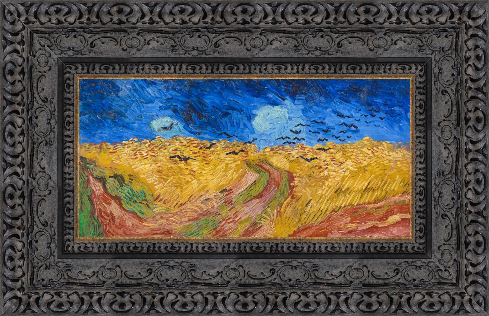 Wheatfield with Crows