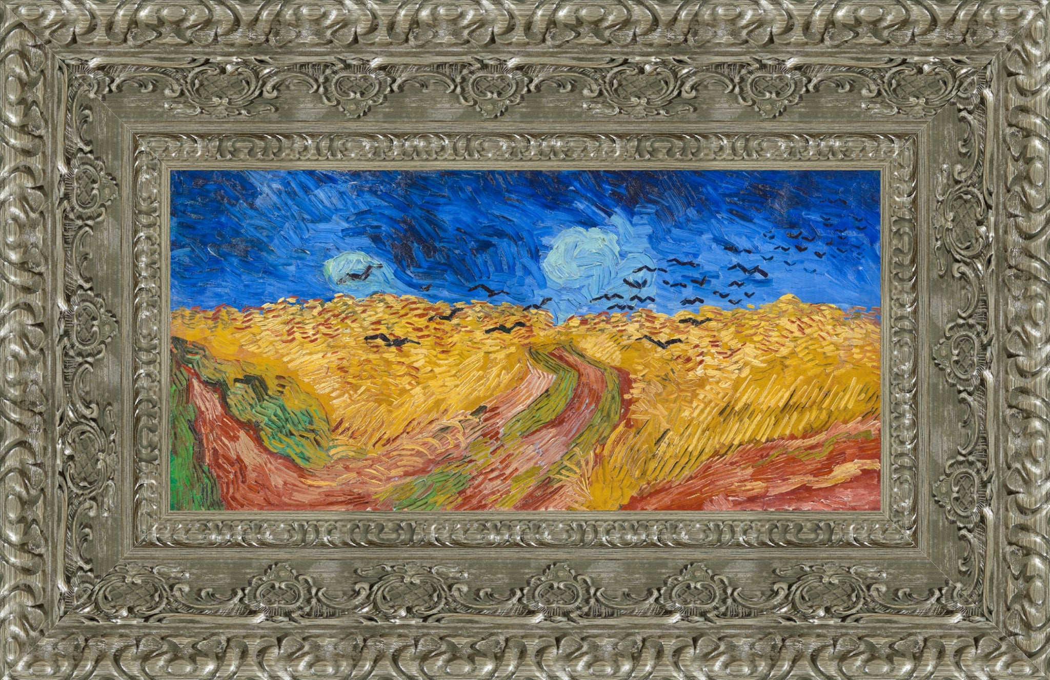 Wheatfield with Crows