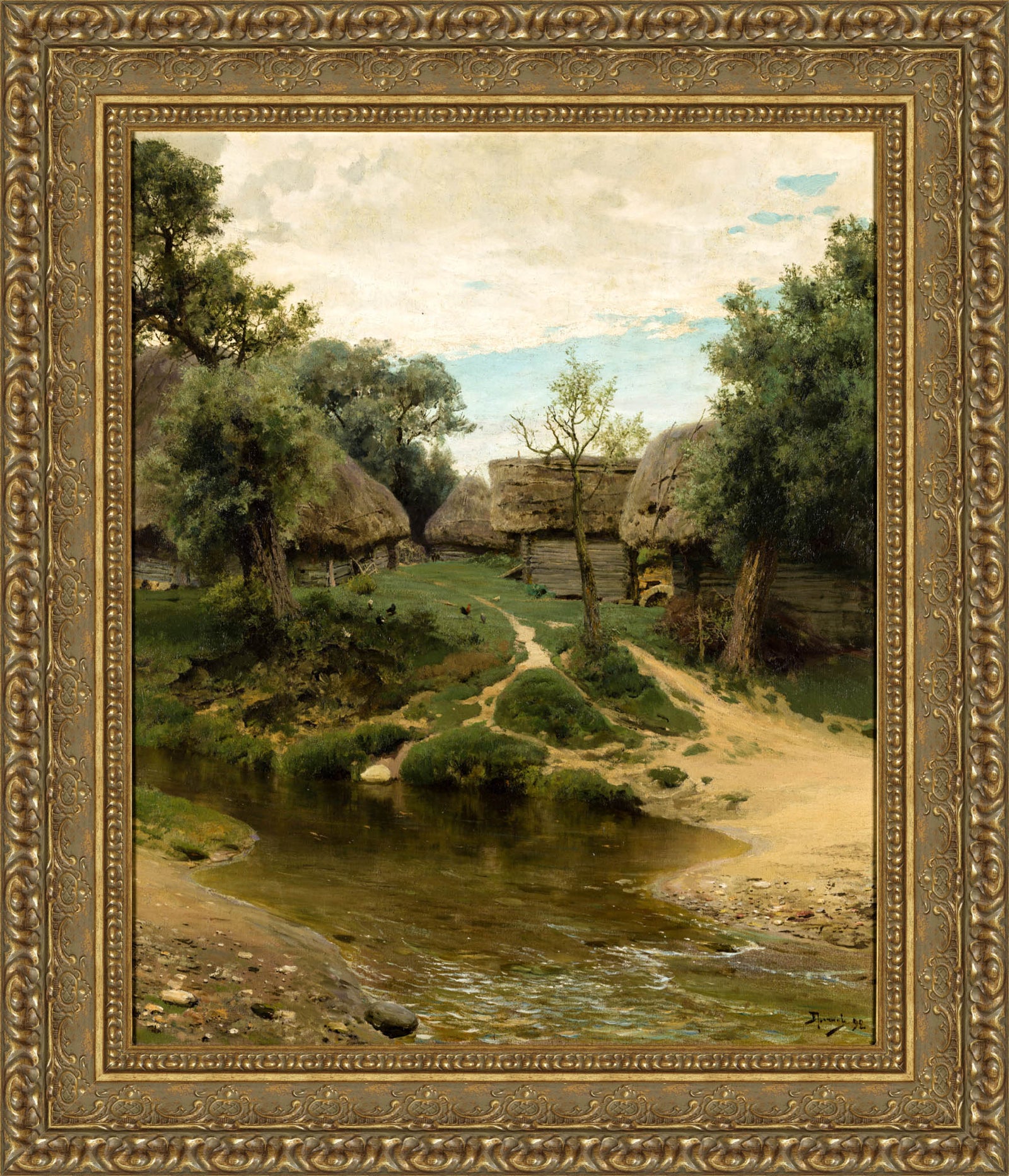 Backyards – Vasily Polenov, 1878
