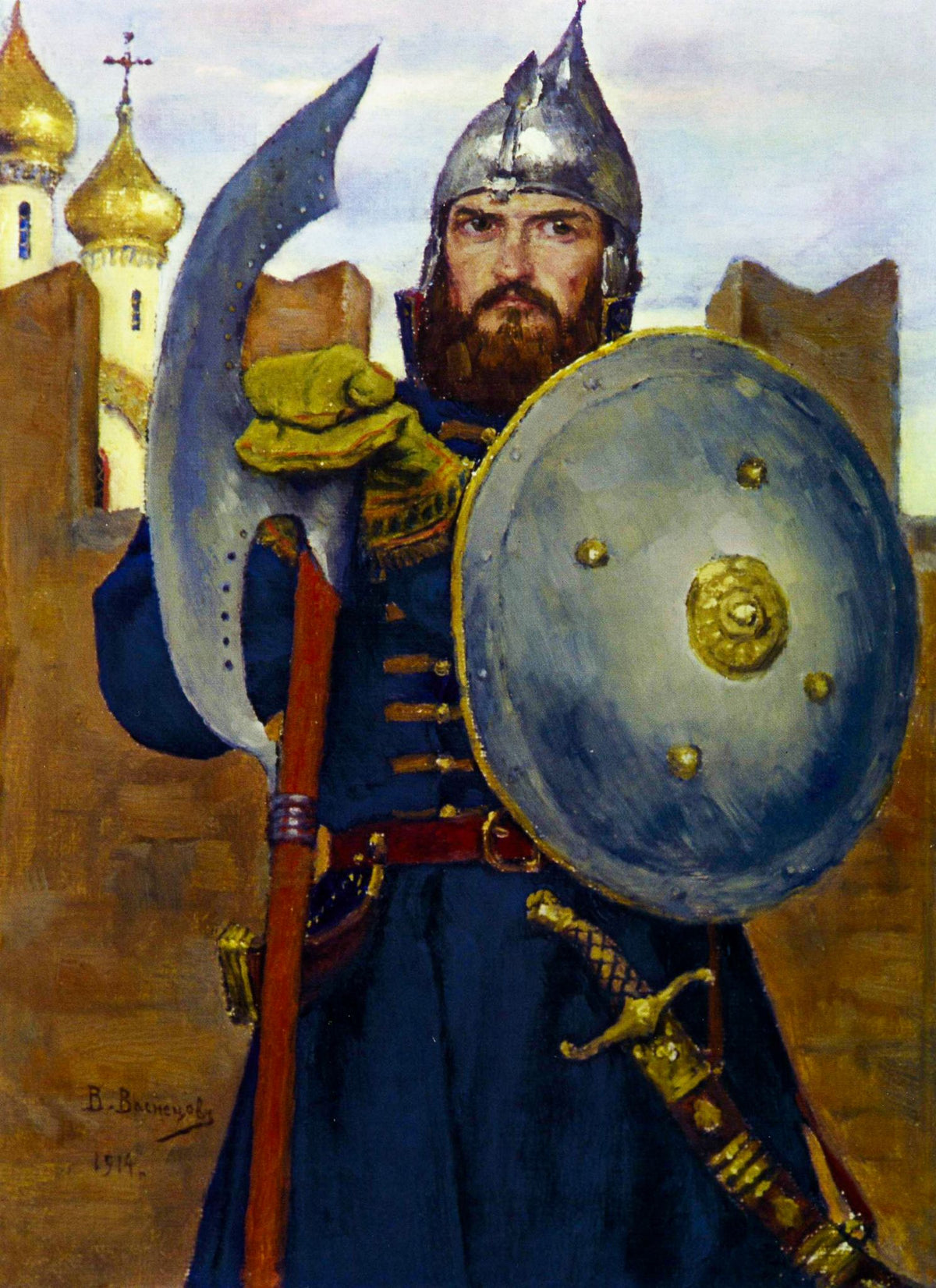Guard – Viktor Vasnetsov, 1914, framed