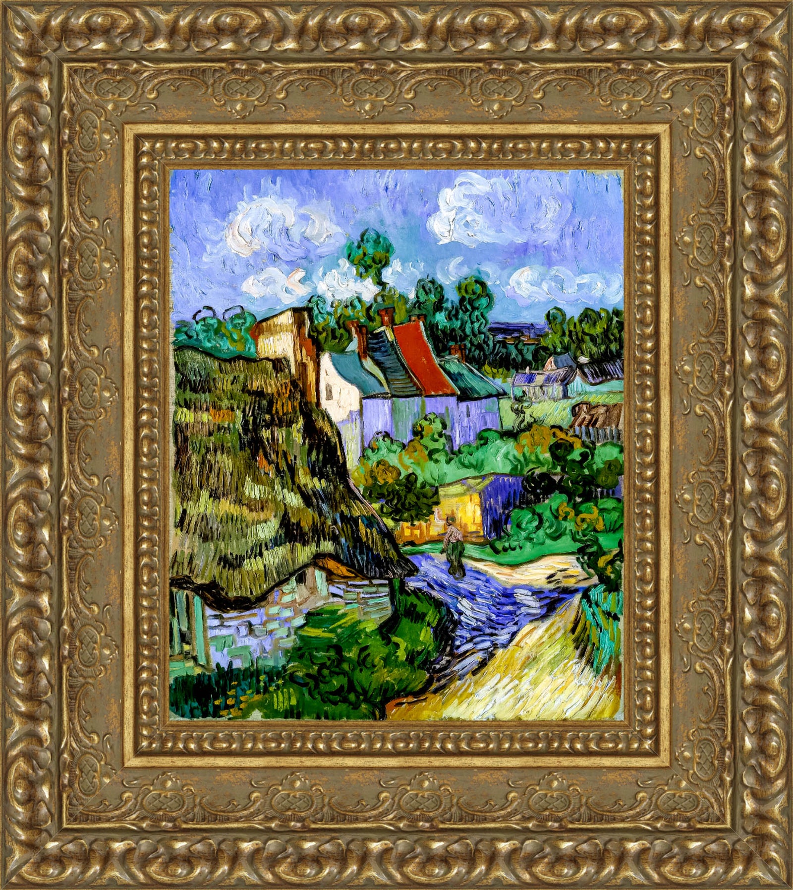 Houses at Auvers – Vincent van Gogh, 1890