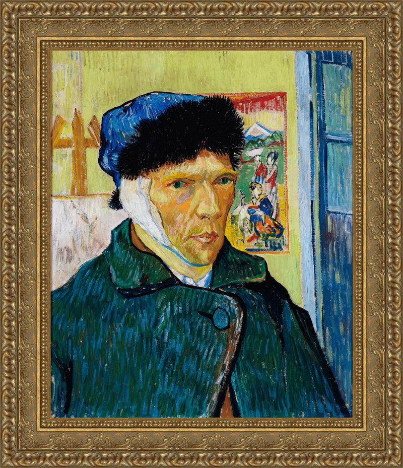 Self Portrait With Bandaged Ear – Vincent van Gogh, 1889