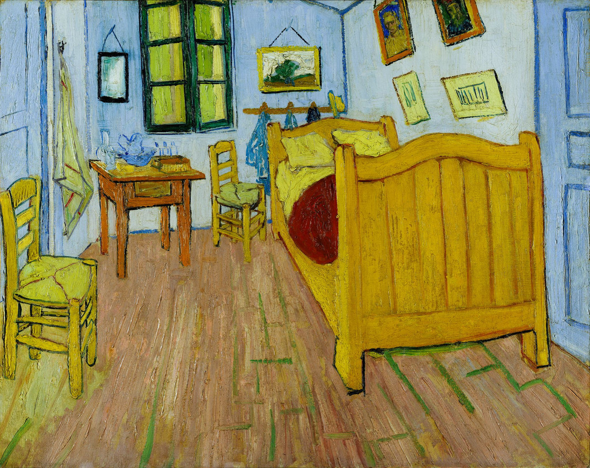 The Bedroom – Vincent van Gogh, 1888, framed