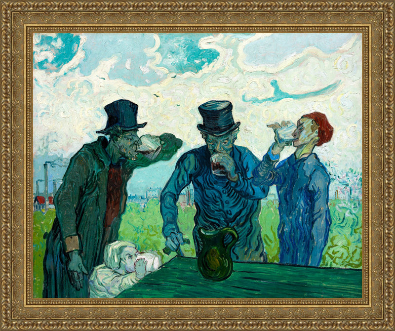The Drinkers – Vincent van Gogh, 1890