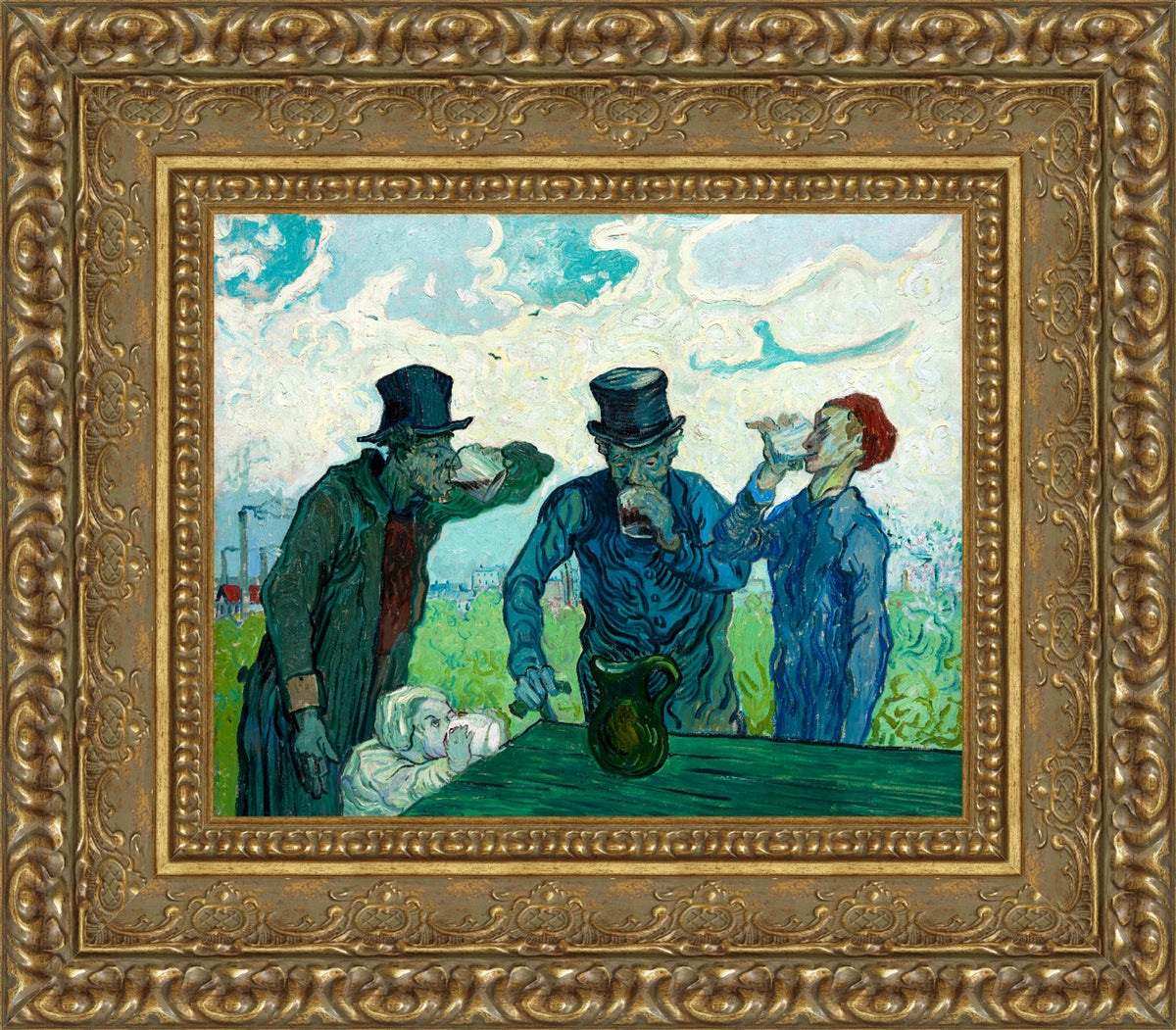 The Drinkers – Vincent van Gogh, 1890
