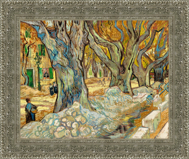 The Large Plane Trees (Road Menders at Saint-Rémy) – Vincent van Gogh, 1889