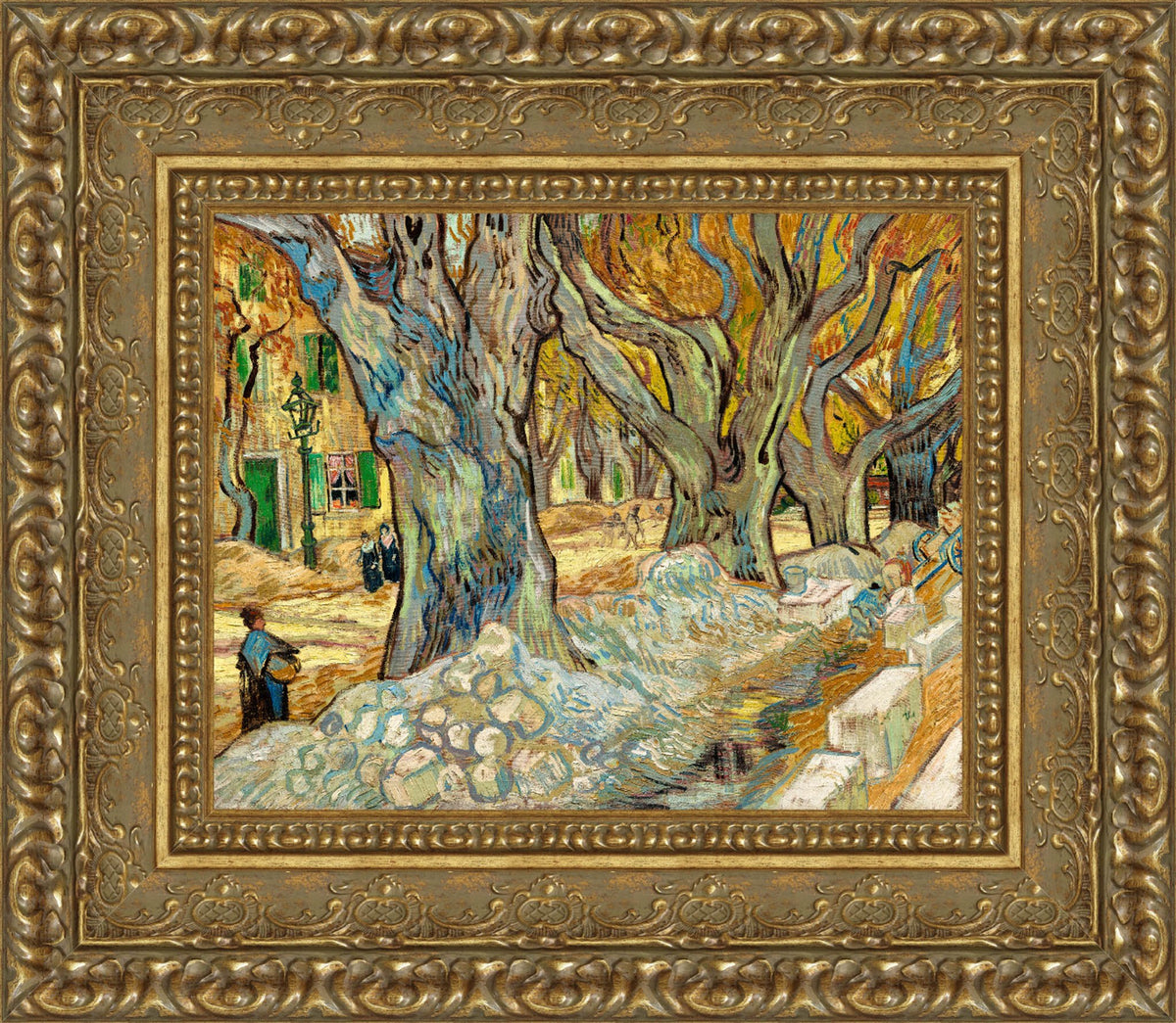 The Large Plane Trees (Road Menders at Saint-Rémy) – Vincent van Gogh, 1889