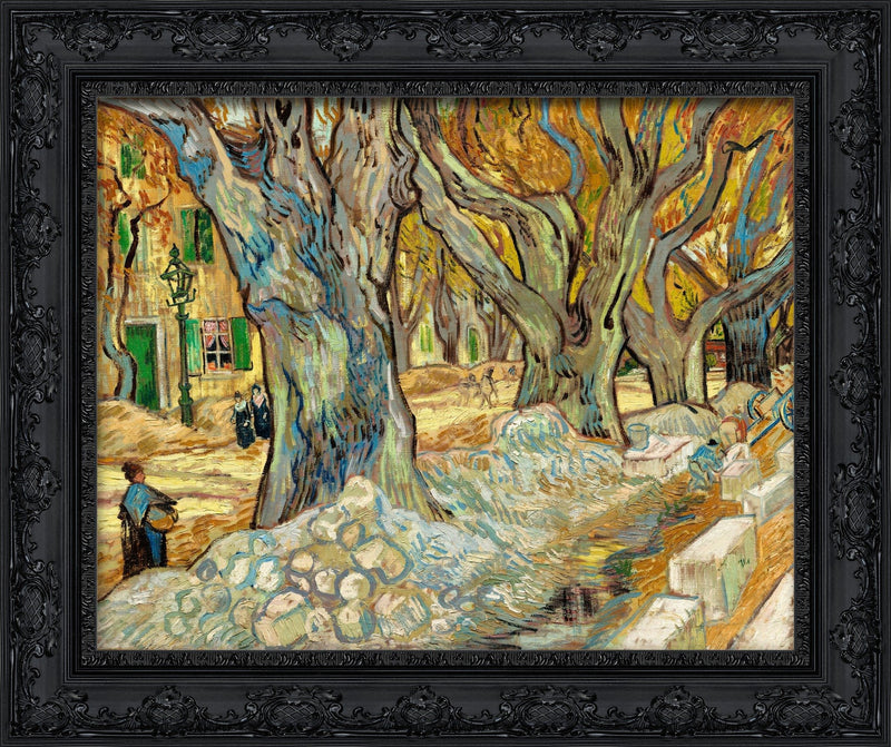 The Large Plane Trees (Road Menders at Saint-Rémy) – Vincent van Gogh, 1889
