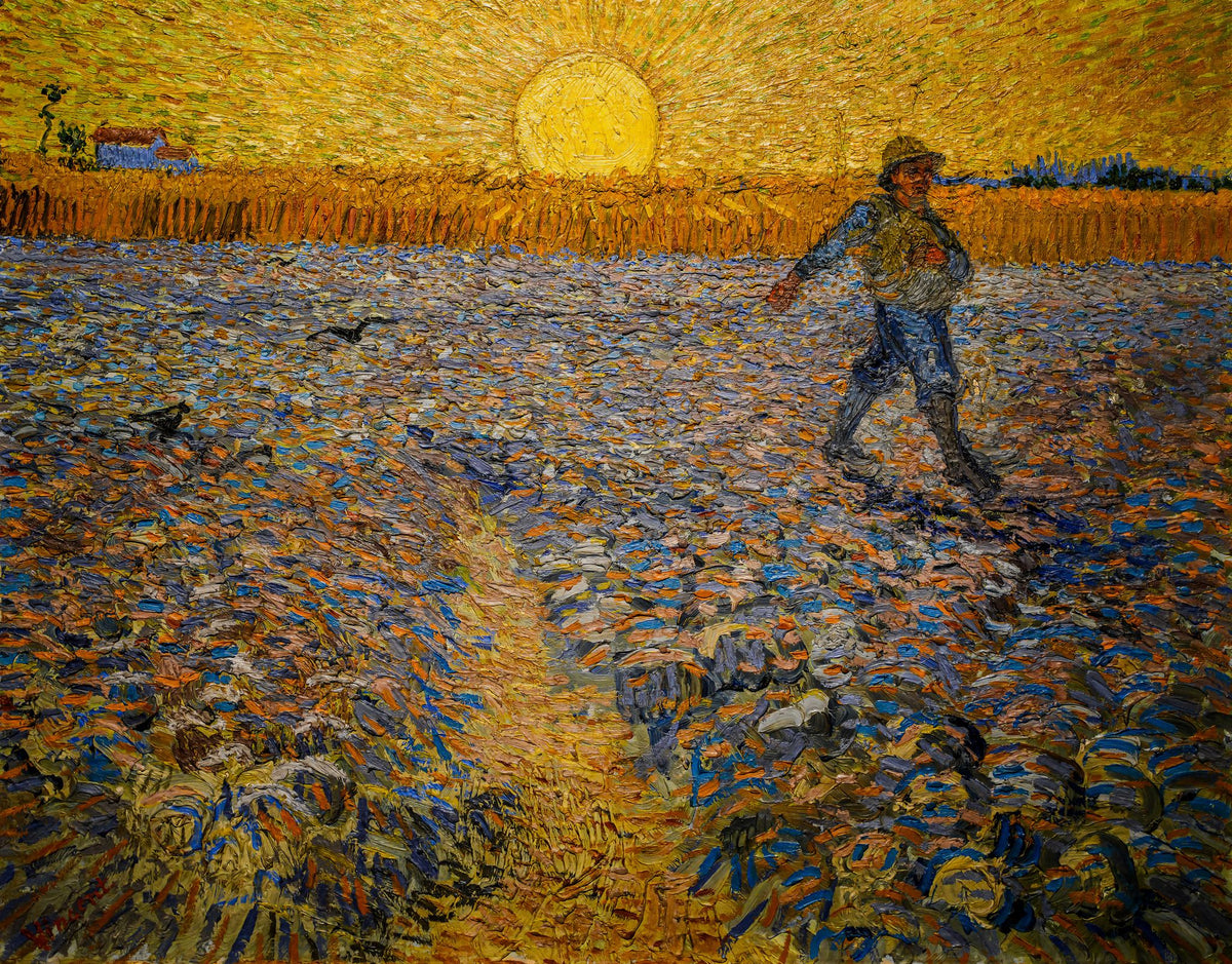 The Sower – Vincent van Gogh, 1888, framed